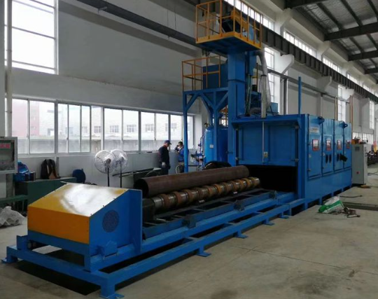 普陀喷砂机在管道除锈中的现场施工应用