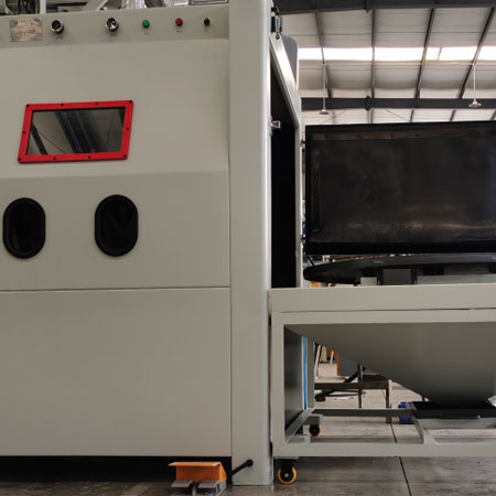 普陀无尘喷砂机半自动模具喷砂机